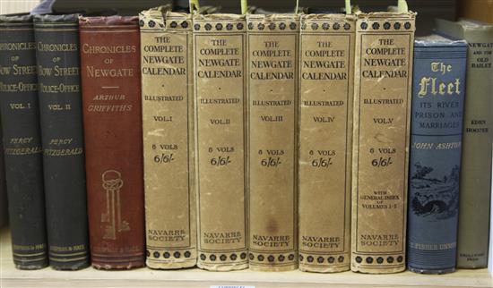 Fitzgerald, Percy - Chronicles of Bow Street Police Office. With an account of the magistrates, runners, and (10 books)